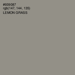 #939087 - Lemon Grass Color Image